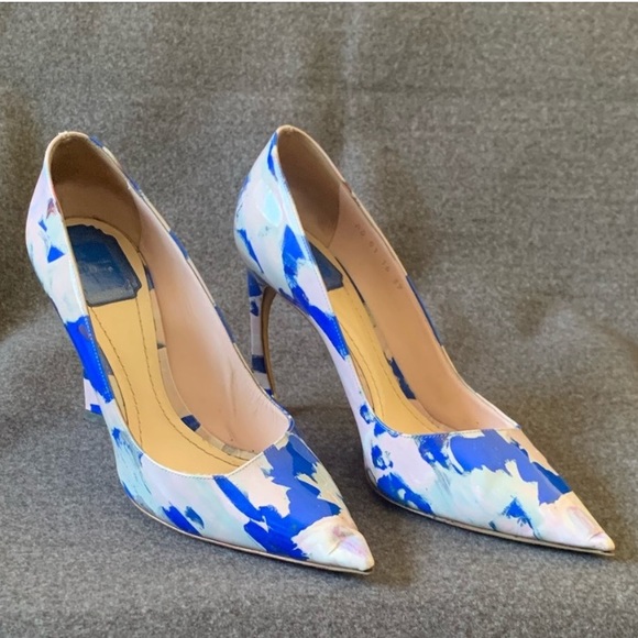 DIOR Songe Painted Pastel Patent Leather Stilettos - Picture 1 of 6